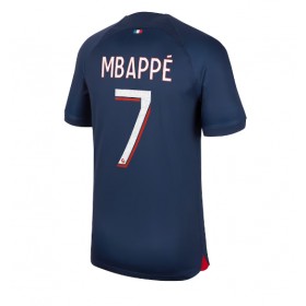 Paris Saint-Germain Kylian Mbappe #7 Hemmakläder 2023-24 Kortärmad
